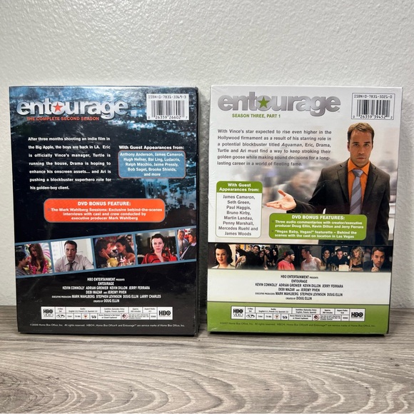 Lot of 2 Entourage Complete Season 2 and Season 3 (Part 1) DVD Sealed - Picture 2 of 7
